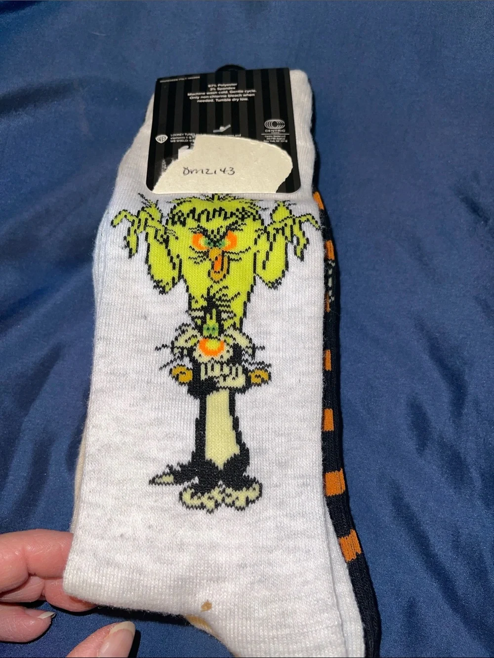 Looney Tunes 3 pk Halloween Crew Socks